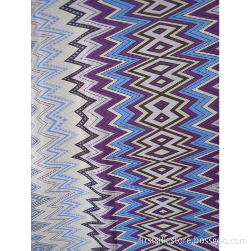 Silk Habotai Hand Print Fabric
